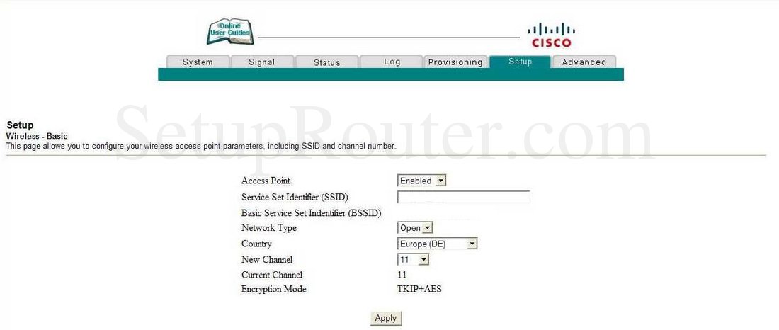 cisco wifi router setup